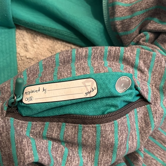 Ivivva Reversible Jacket  green grey Size 8 - Picture 6 of 6